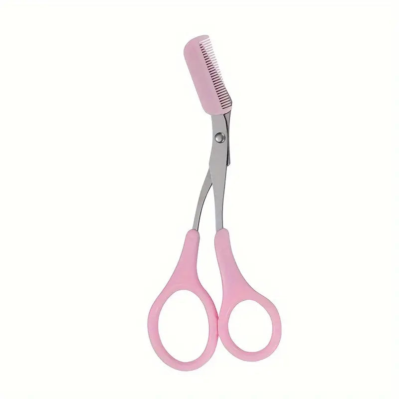 Eyebrow Trimmer Scissor with Comb