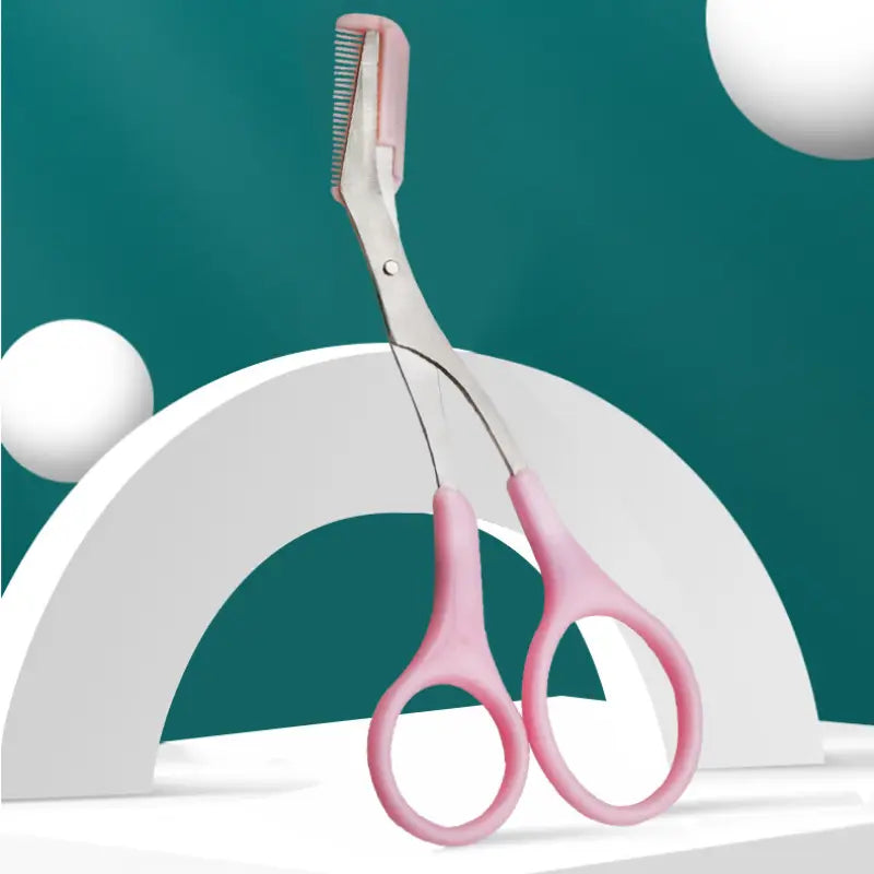 Eyebrow Trimmer Scissor with Comb