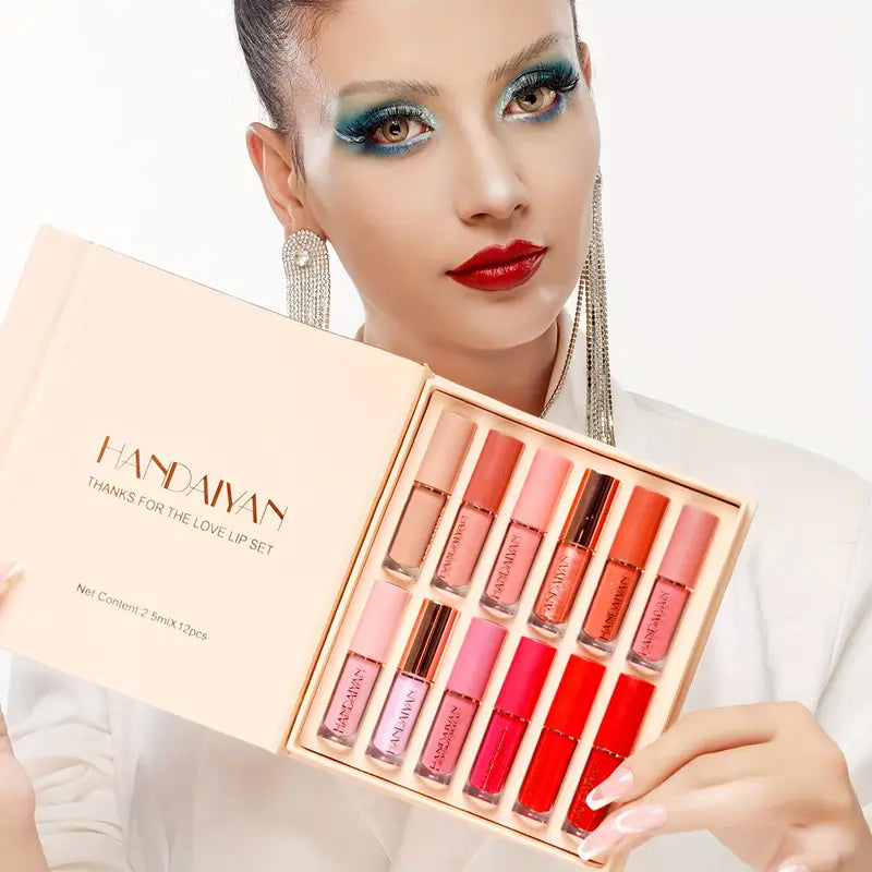 12 Velvet Lip Color Set